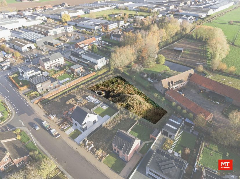Rustig gelegen nieuw te bouwen villa in Wervik<br />
<br />
Op een rustige en groene locatie in Wervik bevindt zich dit prachtig gelegen perceel van 1