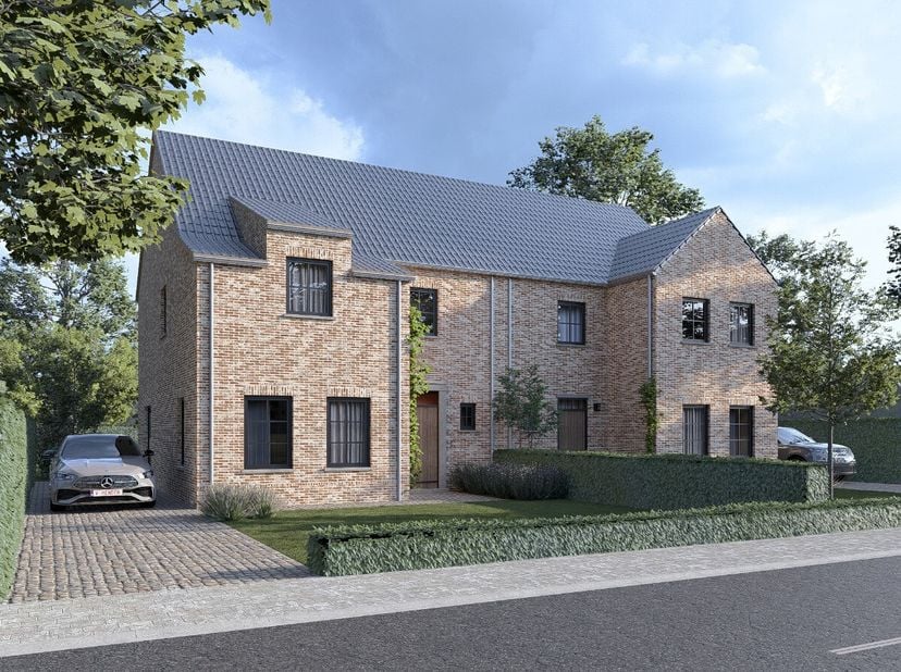[[ DIT PAND NEEMT DEEL AAN DE ERA OPEN HUIZEN DAG OP 13/6 VAN 16:00 TOT 17:00 ]] Deze moderne halfopen bebouwing is rustig gelegen in de nieuwe verkav