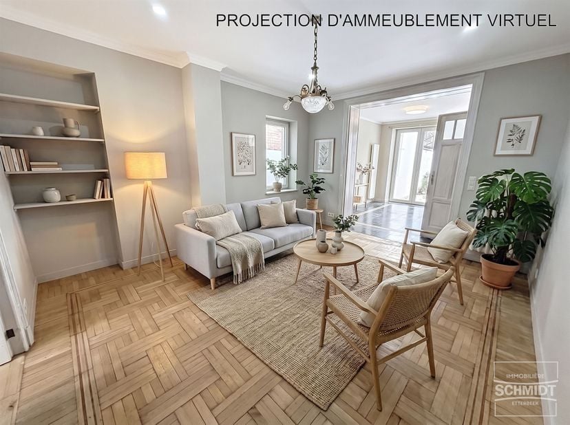 IMMOSCHMIDT (Réf.29427) - UCCLE (Boetendal / Héros) - LIBRE IMMEDIATEMENT : Superbe appartement de +/- 83m² (selon PEB) au rez-de-chaussée idéal situé