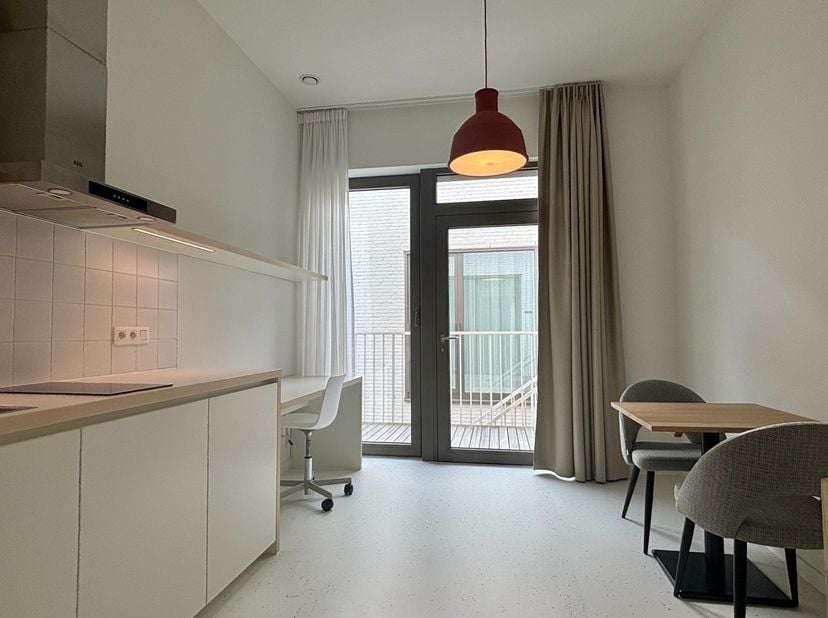 Op zoek naar een comfortabele en energiezuinige duplex studio in het centrum van Leuven? Dan is dit zeker een kijkje waard.<br />
<br />
Gelegen op he