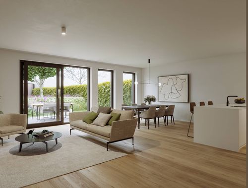                                         Gelijkvloers app. te koop in Mortsel, € 435.000

