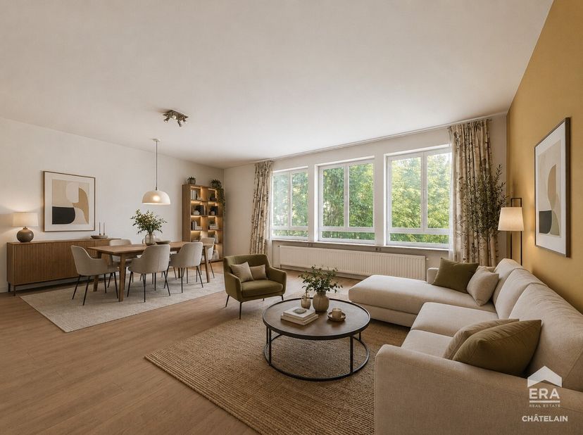 ERA Châtelain vous propose ce bel appartement 2 chambres, idéalement situé à quelques pas de la Place Stéphanie et de lAvenue Louise, au cur de Saint-