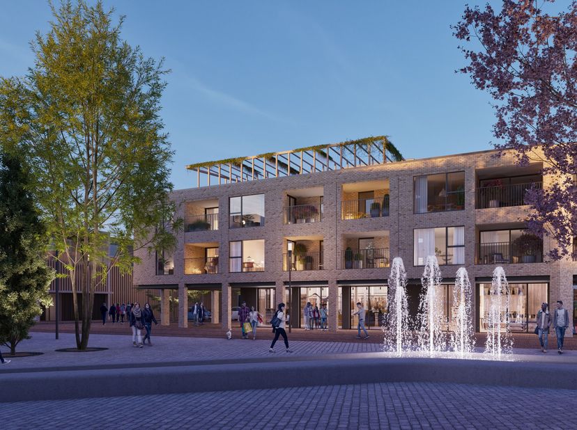 Handelsgelijkvloers van 98/96 m²  te koop op de Suikerpark-site te Veurne. <br />
Dit pand is omringd door appartementen, de Suikertoren en de Incubat