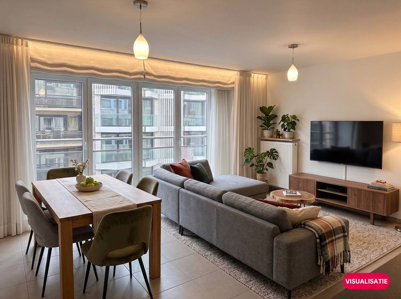 Dit moderne appartement in de Residentie Roses biedt u de perfecte combinatie van comfort, privacy en een absolute toplocatie. Gelegen tussen het icon