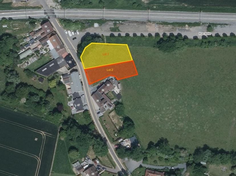 Grond te koop in Rue Belle,
                    7850 Edingen