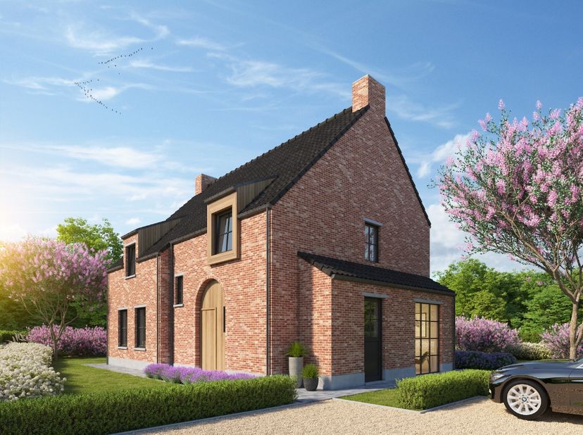 Deze landelijke villa wordt gebouwd in een rustige verkaveling in Beveren (Roeselare).&amp;nbsp; Er is een mogelijkheid om deze woning te verwerven onder