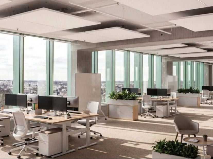 Immeuble de bureaux INFINITI à Berchem. BREEAM Outstanding, directement connecté à la gare d'Anvers-Berchem. Ring à 2 min.<br />
<br />
--------<br />