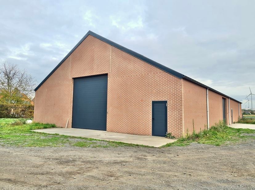 Het magazijn heeft een geautomatiseerde sectionale poort van 4 meter breedte en 4,2 meter hoogte, een wc, een uitgietbak, drijfkracht, een eigen elect