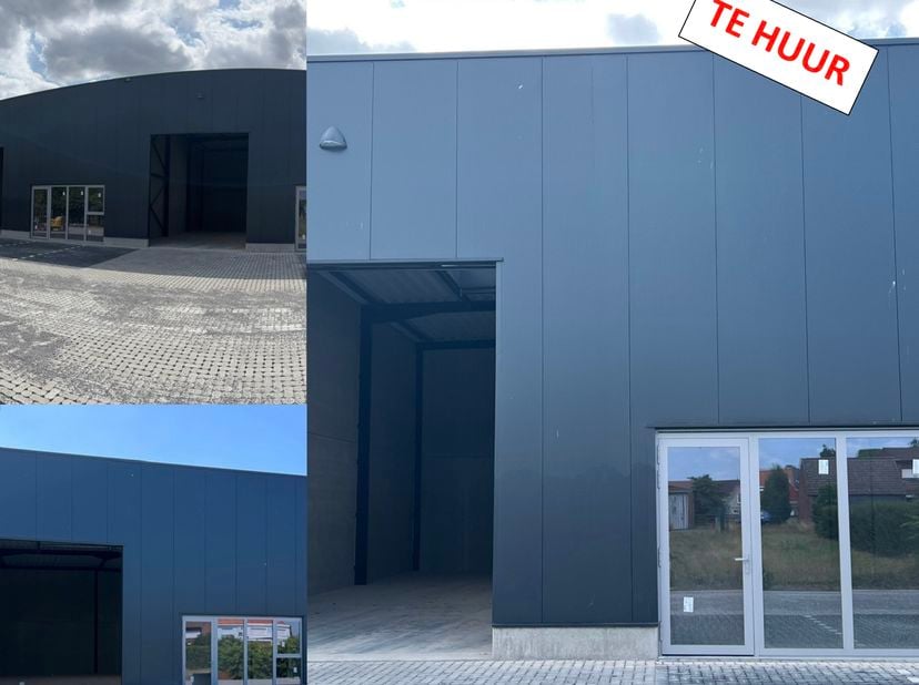 Perfecte ligging, onmiddellijk ter beschikking, een mooi magazijn vlakbij de haven van Antwerpen. 7 meter hoog, grote automatische sectionaal poort. A