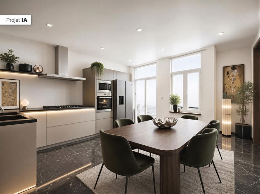 Schaerbeek - Botanique / Sainte-Marie | Maison unifamiliale avec cour et terrasse<br />
La maison se compose comme suit:<br />
- Au RDC d'un hall d'en