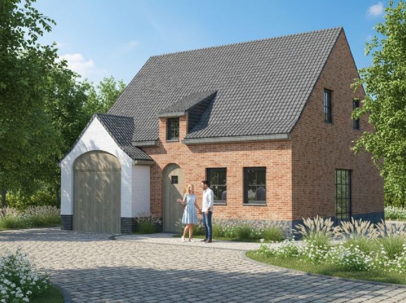 Zie je jezelf al staan voor deze voorbeeldwoning? Perfect. Wij luisteren naar jouw behoeftes en budget én ontwerpen zo een woning op maat. Dat klopt,