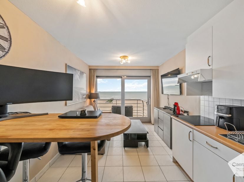 De studio is gelegen op de zeedijk, vlakbij de Grote Markt en de jachthaven, en geniet van een prachtig frontaal zeezicht.<br />
<br />
Deze studio is