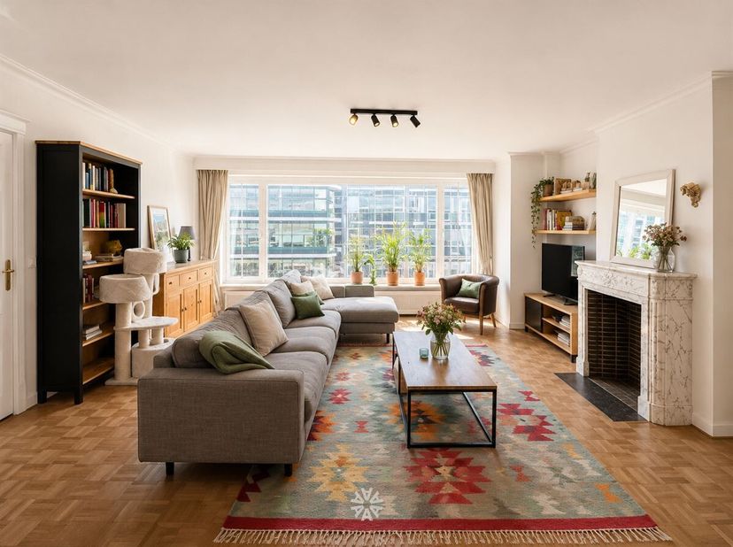 GENT - Franklin Rooseveltlaan 16 - Ben je op zoek naar een ruim en lichtrijk bemeubeld appartement te huur in Gent? Dan is dit appartement mogelijk ex