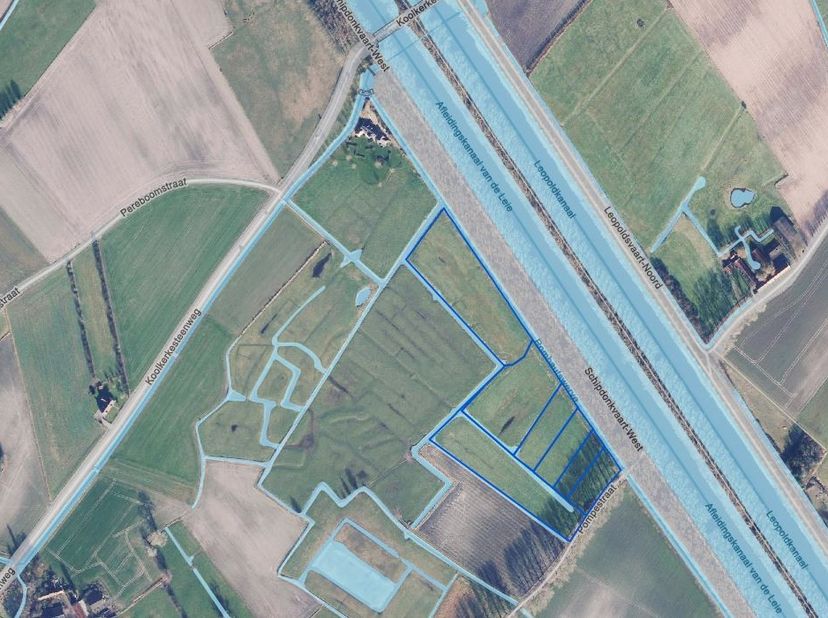 Grond te koop in Schipdonkvaart-West 2+,
                    8340 Damme