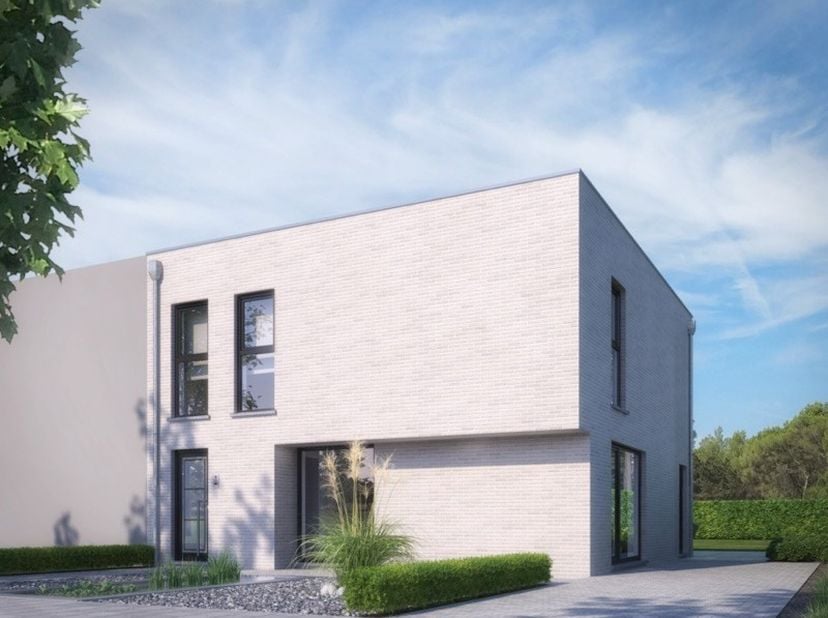 Bouwgrond op zeer gegeerde ligging met prachtig groen uitzicht, bestemd voor een halfopenbebouwing. De bouwgrond heeft een totale oppervlakte van 11a0