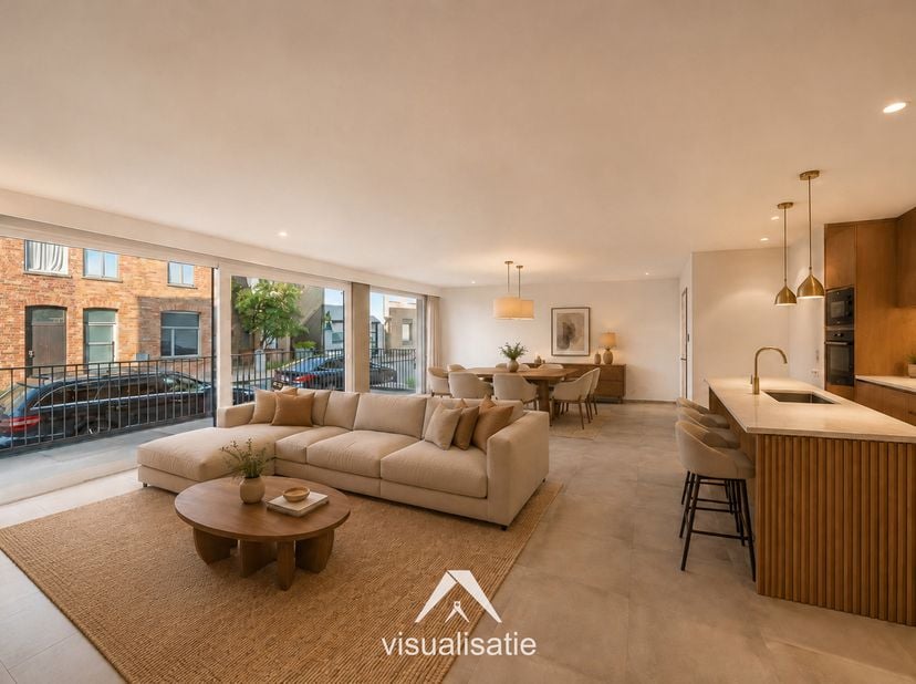 In de eigentijdse en kleinschalige Residentie Carpe Diem wordt dit ruime gelijkvloerse appartement van 152 m² aangeboden. Het appartement combineert c