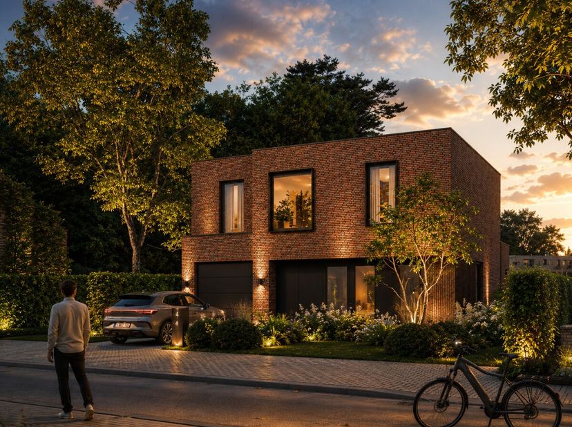 Te koop: moderne villa in Overijse in een groene omgeving nabij openbaar vervoer. Deze nieuwbouw villa combineert hedendaags wooncomfort met een prakt
