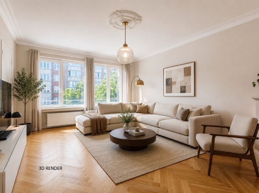 Te koop: licht en charmant appartement in het centrum van Koekelberg, gelegen aan de Avenue du Karreveld, op wandelafstand van winkels, openbaar vervo