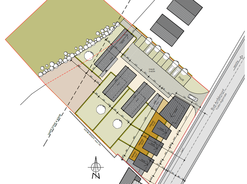Projet immobilier à céder - 9 unités - Marche-En-Famenne. Ce projet de développement comprend 9 unités, incluant 3 villas 4 façades, 3 villas mitoyenn