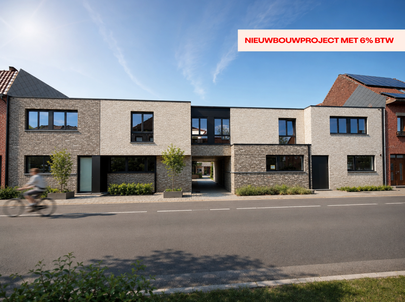 Volledig nieuwbouwproject te koop als interessante vastgoedinvestering<br />
In het charmante Sint-Eloois-Winkel, een deelgemeente van Ledegem, krijgt