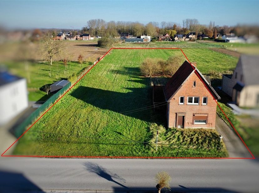 Deze bouwgrond (OB) heeft momenteel een oppervlakte van 53a58ca en biedt verschillende mogelijkheden. Met een huidige straatbreedte van ±30m te midden
