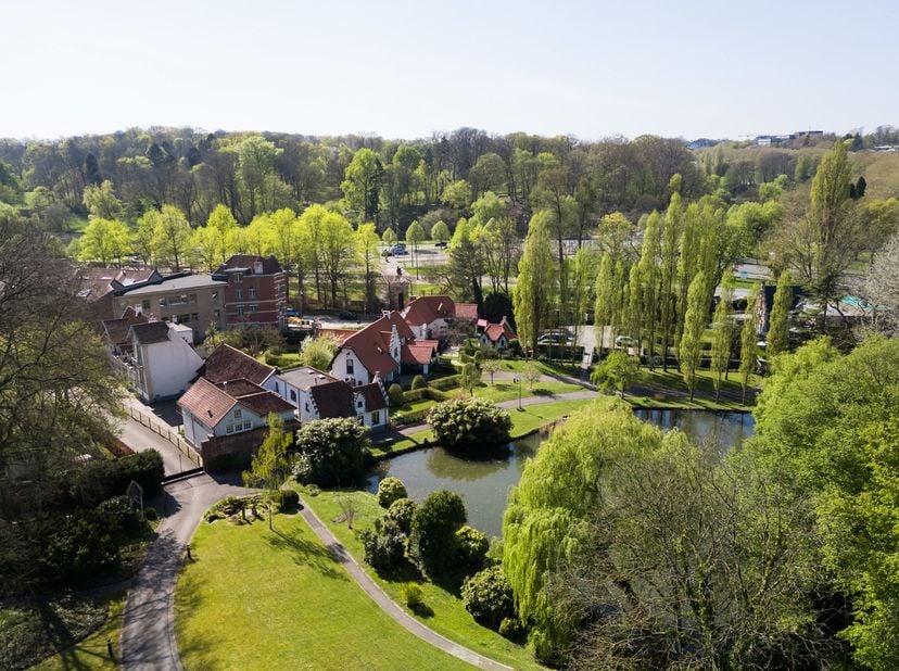 SINT-PIETERS-WOLUWE – Gelegen in een prachtig privédomein van 2,32 hectare, tussen de Tervurenlaan en de Woluwelaan, zal deze schitterende, volledig g