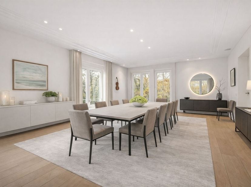 Uniek en luxueuze penthouse, omgeven door prachtige uitzichten op het park en het gerestaureerde kasteeltje. <br />
Deze uitzonderlijke eigendom bied