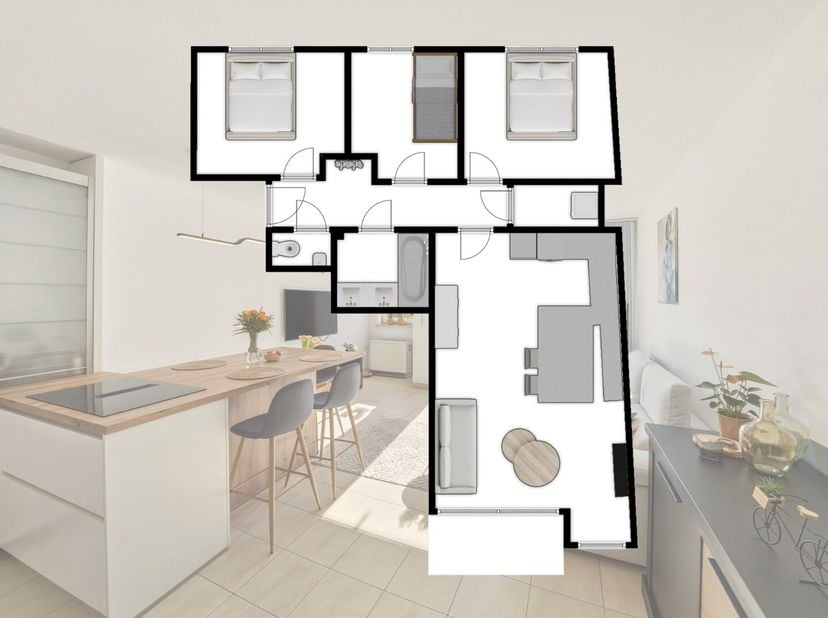 Prachtig lichtrijk appartement vlak aan het strand!<br />
Ontdek dit instapklare en uitstekend onderhouden appartement op een topligging in Mariakerke