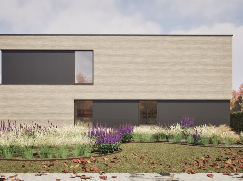 À vendre : maison mitoyenne moderne située Bekerveldweg à Zonhoven, dans un environnement verdoyant et résidentiel, proche des écoles, des transports