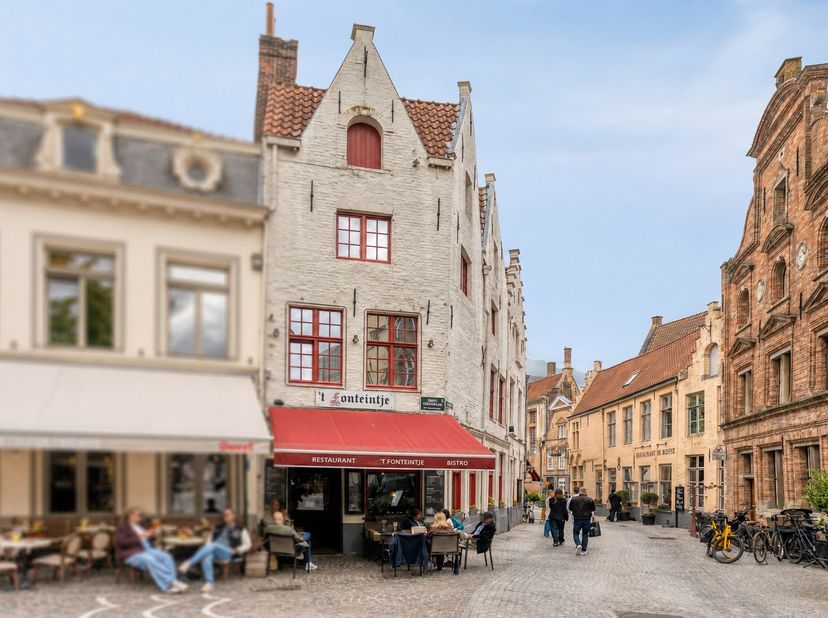 Unieke kans om een gevestigde horecazaak 't Fonteintje over te nemen op het iconische Simon Stevinplein in het historische hart van Brugge<br />
<br /