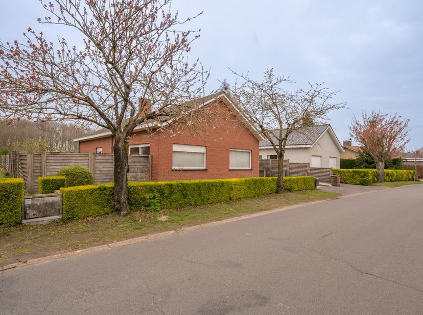 Op een mooie en rustige ligging, doch vlakbij het centrum van Sijsele, vind je deze vrijstaande gelijkvloerse woning met zolderverdieping en aangename