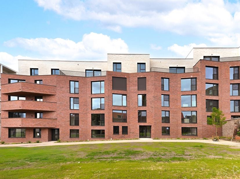 Dit energiezuinige nieuwbouwappartement maakt deel uit van het prestigieuze woonproject Burenberg in Leuven, een groene en rustige omgeving op wandela