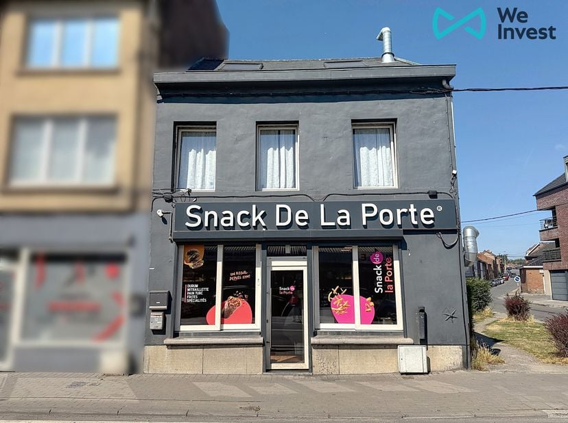 *** A VENDRE *** Tubize - Maison de commerce comprenant un espace commercial et un appartement 2 chambres d'une superficie totale de +- 163 m² et situ