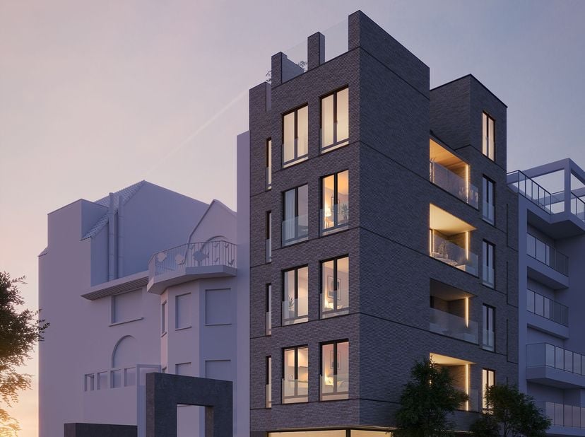 Appartement te koop in nieuwbouwproject Edgeview  Topligging in het hart van De Panne<br />
Op de hoek van de Ankerweg en de Duinkerkerlaan, op amper