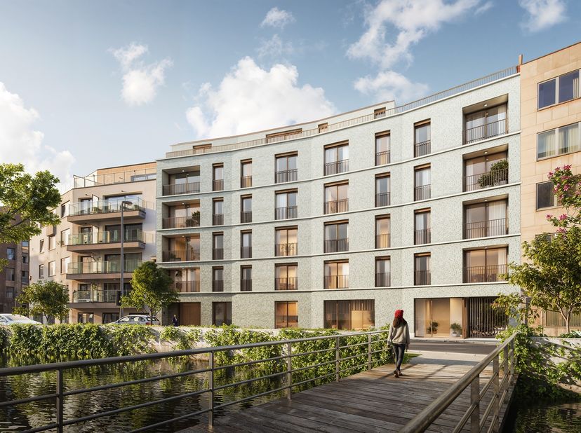 Studio naast het Bruulpark. Ruim en lichtrijk, energiezuinig comfort. Parking (autolift), fietsenstalling en berging mogelijk.<br />
<br />
Deze moder