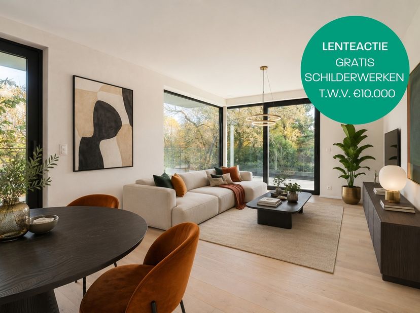 Instapklaar appartement met twee slaapkamers en tijdelijke lenteactie: gratis schilderwerken!<br />
<br />
Tijdelijke lenteactie: profiteer van gratis