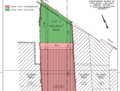                                         Terrain à bâtir à vendre à Temse, € 102.000
