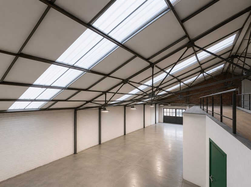Commercieel pand met winkelruimte en loods op toplocatie in Zedelgem<br />
Op een uitstekend bereikbare locatie langs de Brugsestraat in Zedelgem bevi