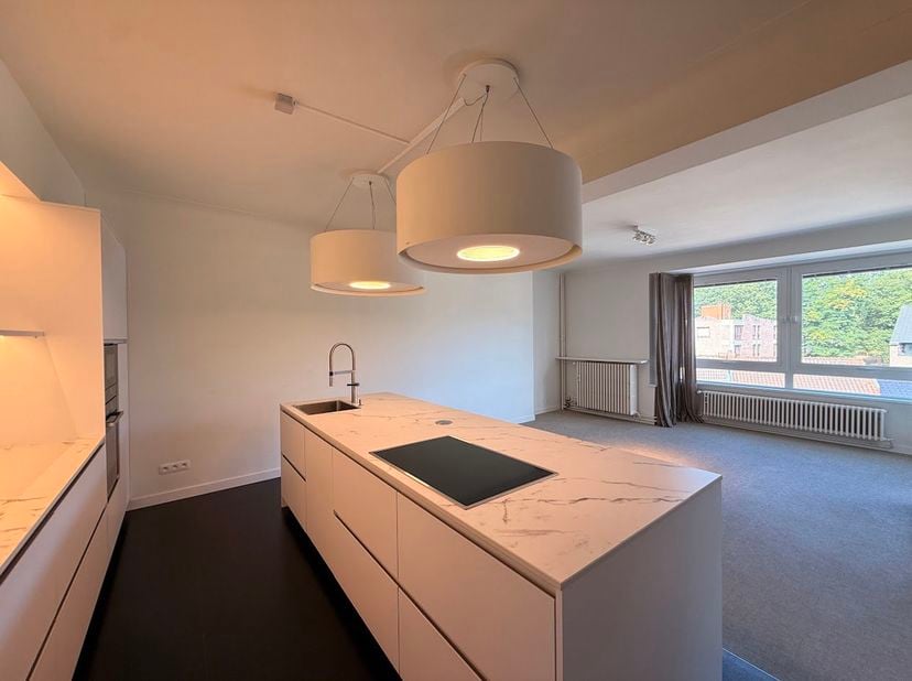 Op een uitstekende ligging, op wandelafstand van het centrum van Genk, vinden we dit gerenoveerd appartement. Dit appartement biedt een aangename comb