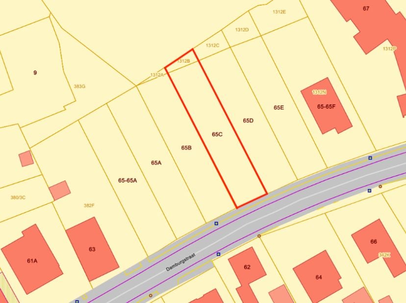 Grond te koop in Damburgstraat ZN bus lot 4,
                    3950 Bocholt