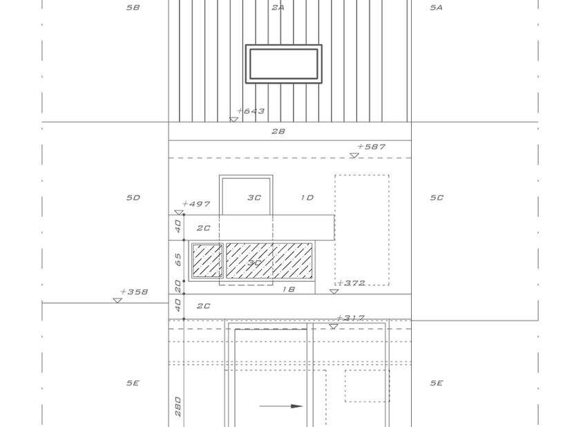 Renovatieproject (gesloten bebouwing) met architecturale achterbouw en inclusief architectenplan – rustige éénrichtingsstraat in Overboelare<br />
In