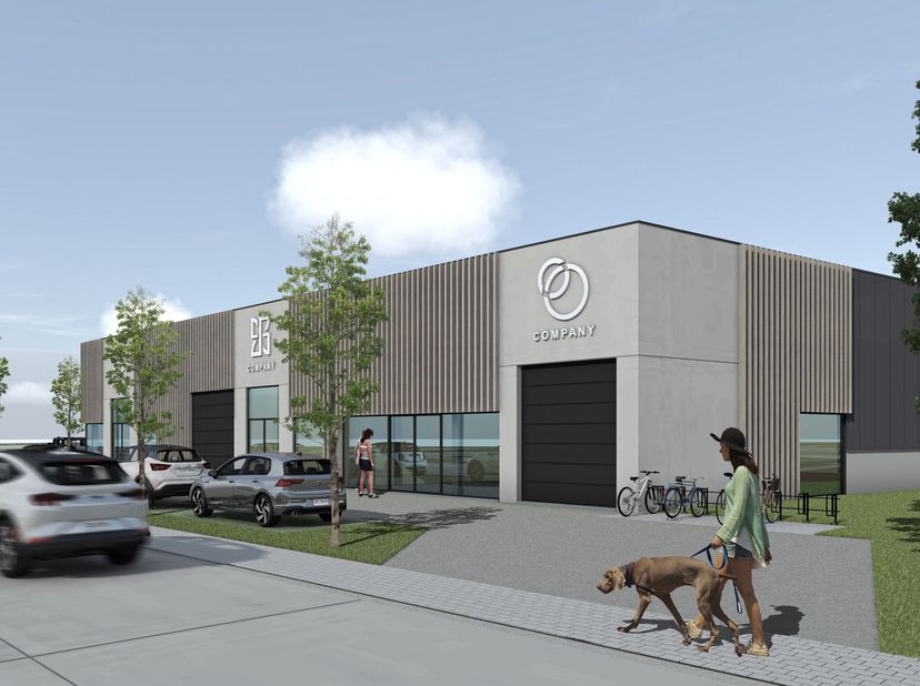 Situé au centre du triangle Tielt-Deinze-Waregem, plus précisément à Dentergem, le RIVA SME Park, composé d'une première phase de 6 unités de PME d'un
