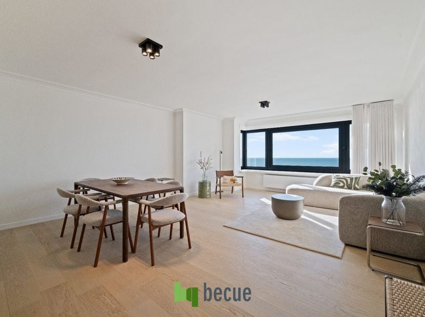 STARTPRIJS: 495.000 EURO ! Luxueus vernieuwd appartement (92 m²) met EPC A<br />
Dit volledig gerenoveerde appartement van 92 m² geniet een topligging