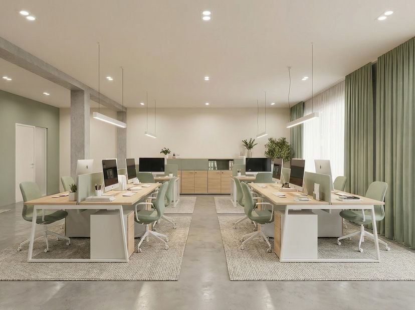 De kantoorruimte van residentie Vonk ligt op wandelafstand van de iconische Menenpoort en biedt een buitenkans voor lokale ondernemers. Het project is