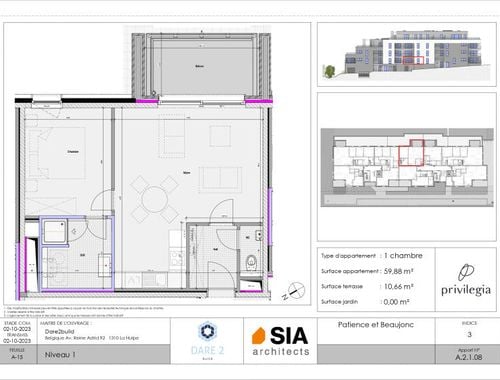                                         Appartement à vendre à Glain, € 210.334
