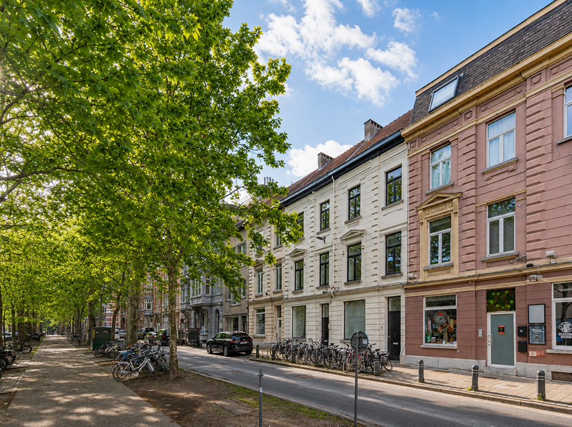 In de Kunstlaan bevindt zich dit statige herenhuis vol authentieke charme. Dankzij de centrale ligging geniet u van een vlotte verbinding naar het cen