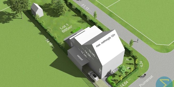 Grond te koop in Pluimvelden - LOT 1, 2480 Dessel