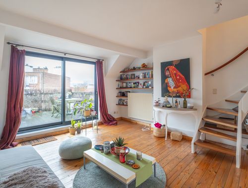                                         Duplex te koop in Elsene, € 499.000
