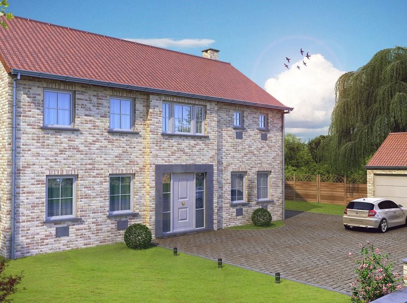 Landelijke woning <br />
Deze nieuwbouwwoning kan u gerealiseerd worden volgens meest energiezuinige norm, dankzij warmtepomp met vloerverwarming. Ven