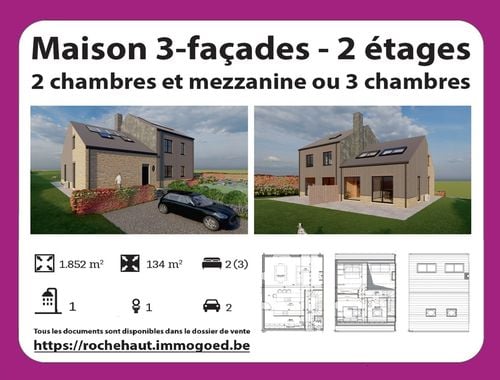                                         Eengezinswoning te koop in Rochehaut, € 386.000
